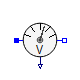 Modelica.Electrical.Analog.Sensors.VoltageSensor