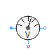 Modelica.Electrical.QuasiStationary.MultiPhase.Sensors.VoltageSensor