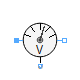 Modelica.Electrical.QuasiStationary.SinglePhase.Sensors.VoltageSensor