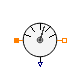 Modelica.Magnetic.FluxTubes.Sensors.MagneticPotentialDifferenceSensor