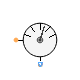 Modelica.Magnetic.QuasiStatic.FundamentalWave.Sensors.MagneticPotentialSensor