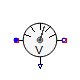 Modelica.Thermal.FluidHeatFlow.Sensors.VolumeFlowSensor