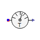 Modelica.Thermal.FluidHeatFlow.Sensors.TemperatureSensor