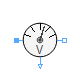 Modelica.Electrical.QuasiStatic.SinglePhase.Sensors.VoltageSensor