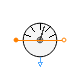 Modelica.Magnetic.FundamentalWave.Sensors.MagneticFluxSensor