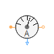 Modelica.Magnetic.QuasiStatic.FundamentalWave.Sensors.MagneticPotentialDifferenceSensor