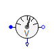 Modelica.Electrical.Polyphase.Sensors.VoltageSensor