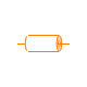 Modelica.Magnetic.FluxTubes.Icons.HollowCylinderAxialFlux