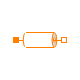 Modelica.Magnetic.FluxTubes.Shapes.FixedShape.HollowCylinderAxialFlux