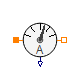 Modelica.Magnetic.FluxTubes.Sensors.MagneticPotentialDifferenceSensor