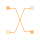 Modelica.Magnetic.QuasiStatic.FluxTubes.Basic.Crossing