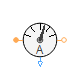 Modelica.Magnetic.QuasiStatic.FundamentalWave.Sensors.MagneticPotentialDifferenceSensor