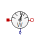 Modelica.Thermal.HeatTransfer.Sensors.HeatFlowSensor